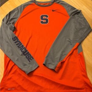 Nike Syracuse Orange and Gray Dri-FIT Jersey